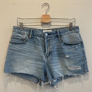 PACSUN Distressed Denim Shorts